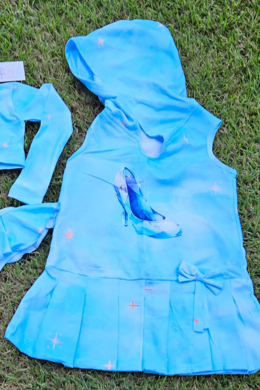 Vestido Atoalhado - Cinderela